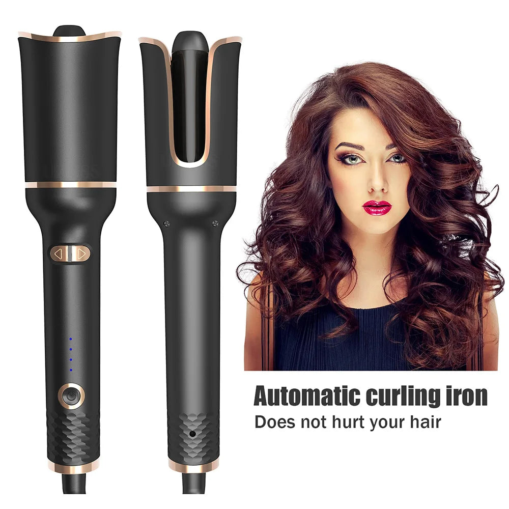 Ceramic Rotating Auto Hair Curler