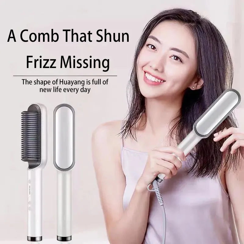 Electric Hair Straightener Brush