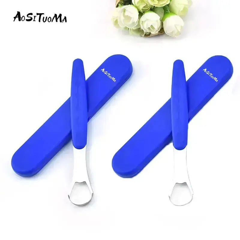 Portable Stainless Steel Tongue Scraper